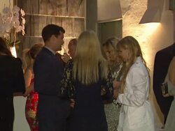 Joshua Jackson and Diane Kruger (Footage by WireImage Video/Getty Images Entertainment Video) Stock Footage