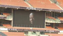CLEAN : Mandela funeral images of the FNB stadium News Clip