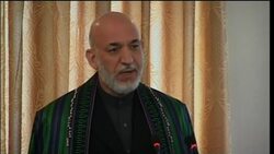 Afghan president says Iran - and US - give bags of money to help its office News Clip