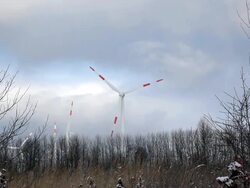 Wind turbines Stock Footage