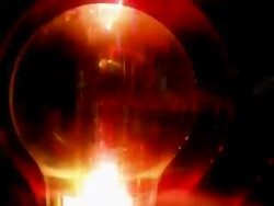 Bulb light flashing Stock Footage