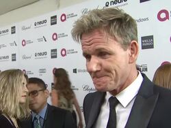INTERVIEW - Gordon Ramsay - Elton John AIDS Foundation Presents 22nd Annual Academy Awards Viewing Party Sponsored By Chopard, Neuro Drinks And Wells Fargo Stock Footage