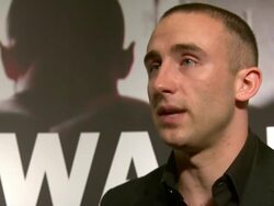 INTERVIEW Kris Goldsmith on how Post-Traumatic Stress Disorder is universal to all active Servicemen. at the Ward 54 Interviews: 67th Venice Film Festival at Venice . (Footage by WireImage Video/GettyImages) Stock Footage