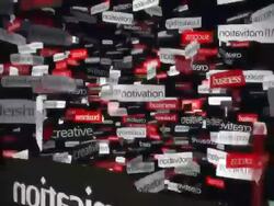 Business word. Loop Stock Footage