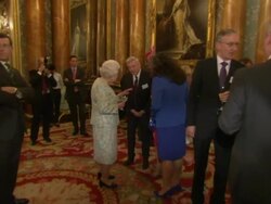 Queen Elizabeth holds event for Irish Enterprise News Clip