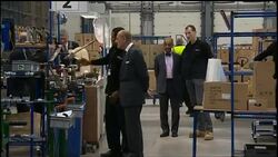 Prince Philip Duke of Edinburgh opens new Brompton Bike Factory News Clip