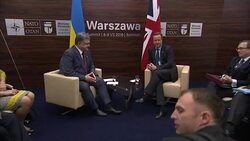 David Cameron Sit Down with Petro Poroshenko News Clip
