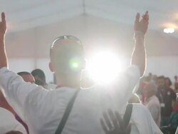 Janmashtami Festival The Largest Hindu festival Outside India Stock Footage