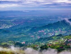 Mountain and road. Stock Footage