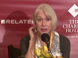 INTERVIEW - Helen Mirren - The Hasty Pudding Theatricals Honor Helen Mirren as 2014 Woman of the Year Stock Footage