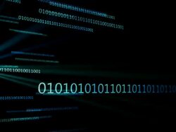 Abstract_Background - Binary Code Stock Footage