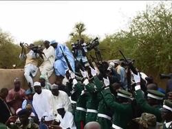 Body of president laid to rest in his home state News Clip