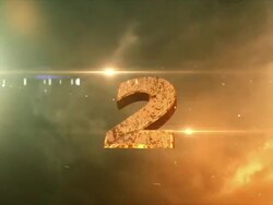 Two 5 Second countdown 1080P Stock Footage