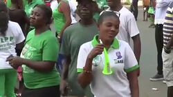 CLEAN : Last day of campaigning for the opposition party News Clip