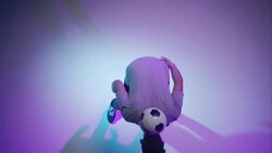 young male soccer freestyler catches a ball with his neck Stock Footage