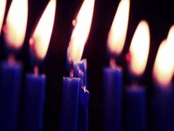 Menorah Candles - HD Video Stock Footage
