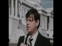 SYND 24-1-74 CONGRESS ON LIKELIHOOD OF NIXON IMPEACHMENT News Clip
