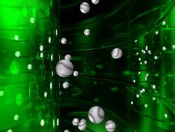 Sport Balls #2 green Loopable NTSC Stock Footage