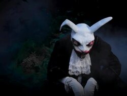 Halloween Hypnotic Rabbit II Stock Footage