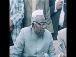 UPITN 5 2 77 EX-AGRICULTURE MINISTER RAM PRESS CONFERENCE ON RESIGNATION News Clip