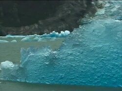 Iceberg Shard / Section, Moves to Reveals Glacier Stock Footage