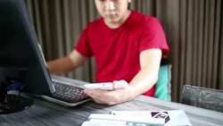 Work at home Stock Footage