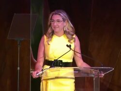 SPEECH - Nancy Dubuc at March of Dimes Celebration of Babies Luncheon Honoring Jennifer Lopez in Los Angeles, CA on 12/06/13 Stock Footage