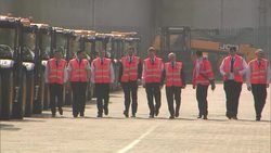 George Osborne visiting Southampton Docks News Clip