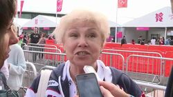VOICED: Latynina felicita a Phelps News Clip