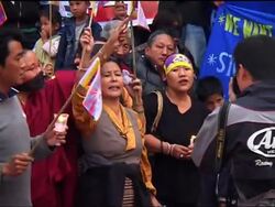 Candlelight protest over Chinese rule in Tibet News Clip