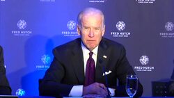 Biden Tours Seattle Cancer Center News Clip