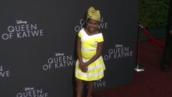 Trinitee Stokes at 'Queen Of Katwe' Premiere Stock Footage