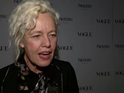 INTERVIEW - Ellen von Unwerth at The Visionary World of Vogue Italia Presented by Peroni Nastro Azzurro Stock Footage