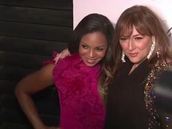 Ashanti and Lorraine Schwartz  Stock Footage