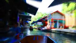 HD:Floating Market(Timelaspe). Stock Footage