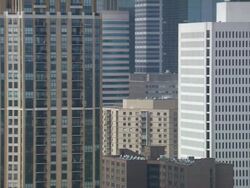WS PAN  Skycrapers of city  / Minneapolis, Minnesota, United States  Stock Footage