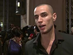 INTERVIEW - Adam Bakri on 'Omar' being a universal love story and being at the Dubai International Film Festival at the Opening Night Red Carpet at the 10th Annual Dubai International Film Festival Stock Footage