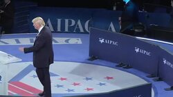 CLEAN : Trump speaks at US pro Israel lobby annual meet News Clip
