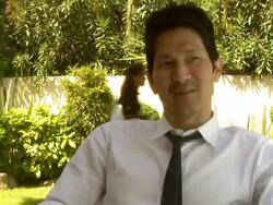 INTERVIEW Gregg Araki on whether he'd like to do a TV spin-off of the movie, on being inspired by Twin Peaks at the Kaboom Interviews: Cannes Film Festival 2010 at Cannes . (Footage by WireImage Video/GettyImages) Stock Footage