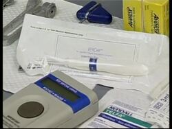 Implanted microchip allows doctors access to database of patients' medical information News Clip