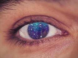 water eye Stock Footage