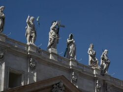 B-ROLL - Last weekly public audience of Benedict XVI from St. Peter's Square at St. Peter's Square on February 27, 2013 in Vatican City, Vatican. (Footage by Giulio Origlia/Getty Images) Stock Footage