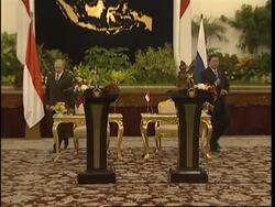 Putin and Indonesian PM discuss bilateral defence cooperation News Clip