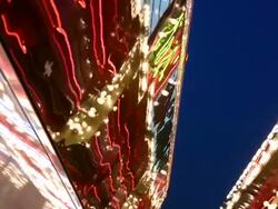 HD 1080i Las Vegas Neon Lights flickering 17 Stock Footage