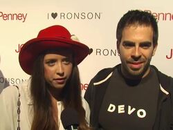 INTERVIEW: Peaches Geldof and Eli Roth on coming out. (Footage by WireImage Video/GettyImages) Stock Footage