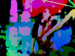 Psychedelic Duet Stock Footage