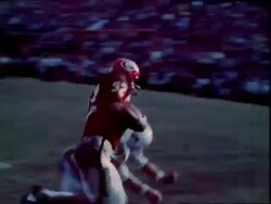 All-American Football, South Conference Stock Footage