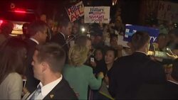 Clinton Greeted with Cheers in New York State Instructional Video