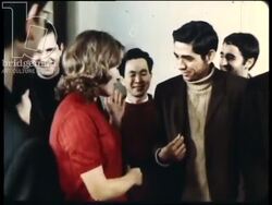Scenes from universities and musical academies, Ukraine, 1970s Stock Footage