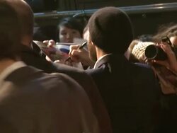 Jude Law at the Sherlock Holmes: A Game Of Shadows: European Premiere at Empire Leicester Square on December 08, 2011 in London, England (Footage by WireImage Video/Getty Images) Stock Footage